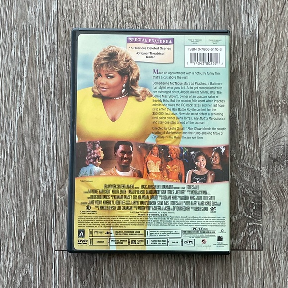 EUC Mo’nique “Hair Show”DVD is a funny ensemble comedy in a upscale hair salon - Picture 5 of 6